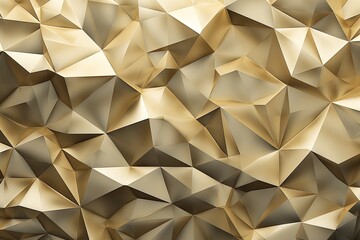 Metallic Low-Poly Abstract Background