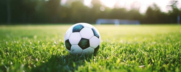 Football Advertising Background, Soccer Tournament Competition and Training For Social Media Post. Generative Ai