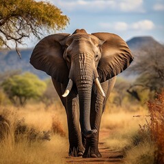 Obraz premium african elephant