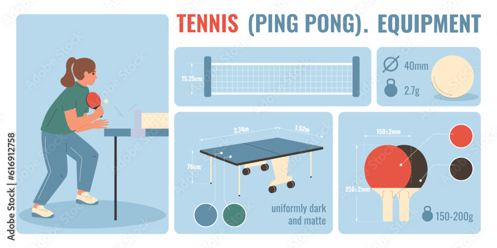 Poster Ping Pong Set