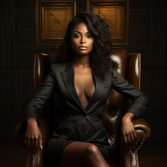 dominant black woman