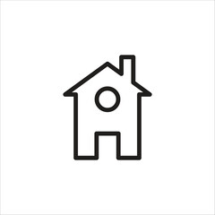 home vector icon logo template