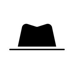 hat icon flat vecktor trendy popular simple