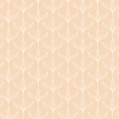 Fashioned oriental vector seamless damask pattern. Wallpaper seamless texture. Vintage retro seamless pattern design.