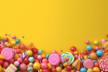Candy color background. Generate Ai