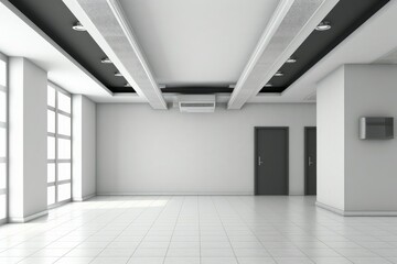 Climate control systems interior. Generate Ai