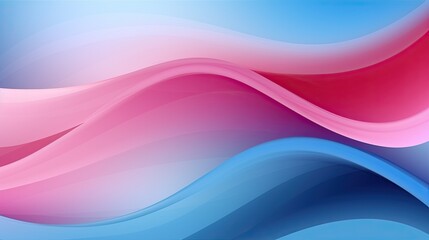 Abstract blue and pink swirl wave background made with Generative AI