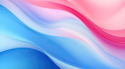 Fototapeta premium Abstract blue and pink swirl wave background made with Generative AI