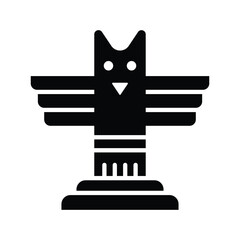 Grab this creatively designed icon of totem in trendy style, editable vector