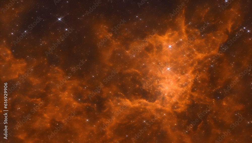 Wall mural an image of a radiant star cluster in the constellation ai generative