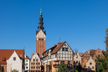 Fototapeta premium City Of Elblag Old Town Skyline In Poland
