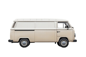 Isolated Panel Van on Transparent Background. AI