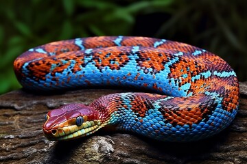 Obraz premium close up of a snake. 