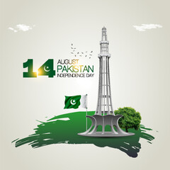 Happy Independence Day 14th August happy independence day Pakistan and social media post
