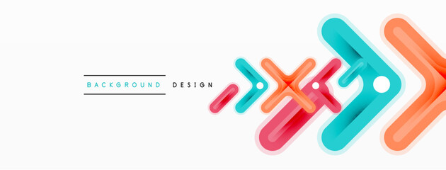 Minimal geometric background cross line. Design for wallpaper, banner, background, landing page, wall art, invitation, prints, posters