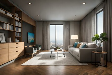 Fototapeta premium modern living room