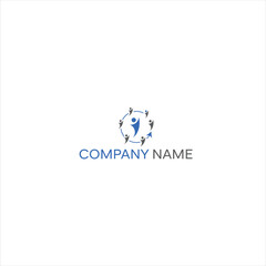 financial creative logo design template