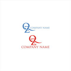 QZ , Q2Z initial real estate logo design