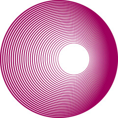 Illustration of a circle. Wave element