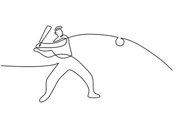 Beach Ball One Line Drawing: Continuous Hand Drawn Sport Theme Object