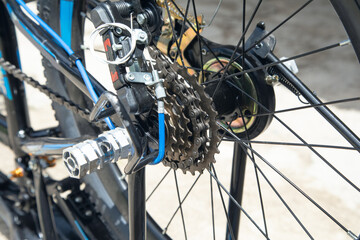 Obraz premium Bicycle chains and parts.Transport. Hobby