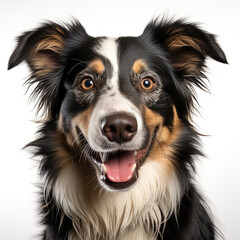 A Border Collie (Canis lupus familiaris) with dichromatic eyes in a fetching pose.