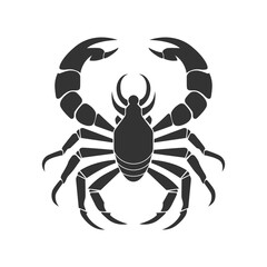 Abstract crab icon. Vector illustration.