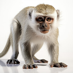 Obraz premium A Vervet Monkey (Chlorocebus pygerythrus) in a playful mood.