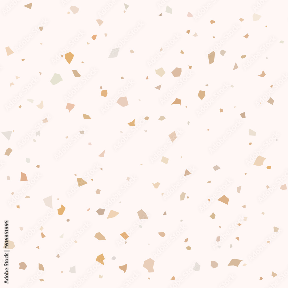 Aufkleber Terrazzo flooring textured surface modern abstract pattern. Vector seamless abstract repeat with chips of marble or granite in soft pastel colors.