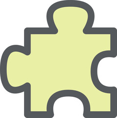 ミニミニカラーアイコン　パズルピース