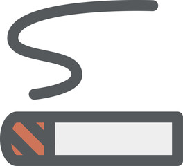 ミニミニカラーアイコン　タバコ