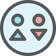 ミニミニカラーアイコン　トイレ