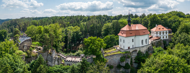 Valdstejn Castle in Bohemian Paradise in North Bohemia - Town of Turnov
