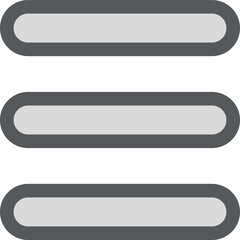 Obraz premium ミニミニカラーアイコン メニュー楕円