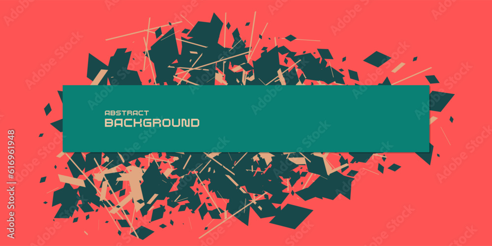Poster abstract background with simple elements. an image of geometric elements and shapes. vector illustra