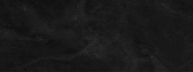 Dark black stone wall grunge backdrop texture background. monochrome slate grunge concrete wall black backdrop vintage marbled textured border background.
