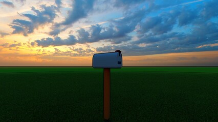 mailbox in the field