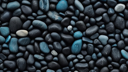 Fototapeta na wymiar An indian stone background with black and teal rocks,