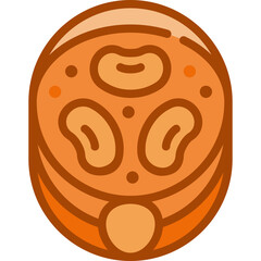 baked beans two tone icon