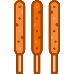 biscuit sticks two tone icon