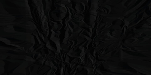  Dark black crumpled paper texture background. black crumpled and top view textures can be used for background of text or any contents.