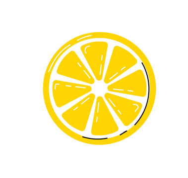 Fresh lemon fruit icon
