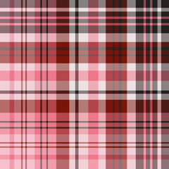 Seamless pattern in exciting pink and dark red colors for plaid, fabric, textile, clothes, tablecloth and other things. Vector image.