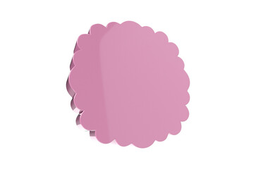 3D Shape on Transparent Background