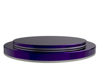  realistic product podium scene isolated on transparent background