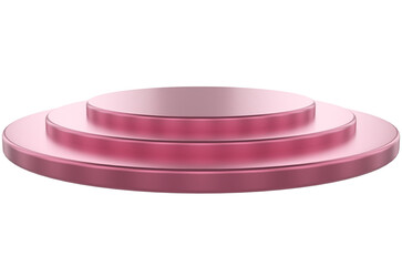  realistic product podium scene isolated on transparent background