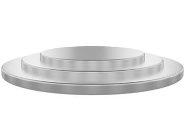  realistic product podium scene isolated on transparent background