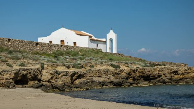 Chapel of Agios Nikolaos in zakyntos greece