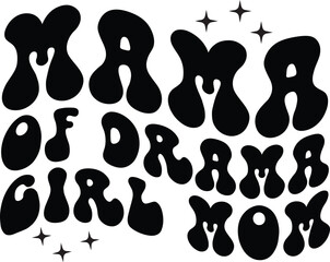 Funny Retro Style Mom Svg Design