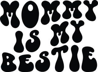 Funny Retro Style Mom Svg Design